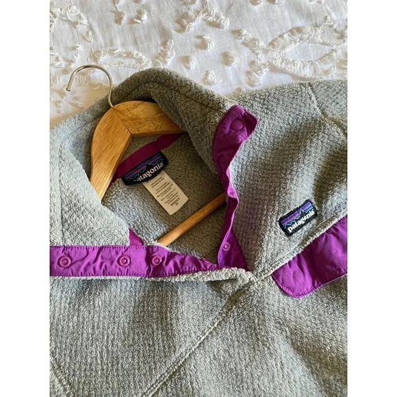 Patagonia Jacket Women’s Small Polartec Re-Tool Snap-T Fleece Pullover - Picture 3 of 7